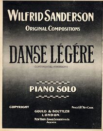 Danse Legere - Piano Solo - Origianl Compositions Series