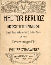 Berlioz - Grand Death (Mass) - Vocal Score (Op. 5)