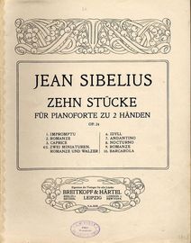 Impromptu - Op. 24, No. 1 - For Piano Solo - Zehn Stuck fur Pianoforte zu 2 Handen series