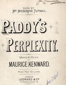 Paddy's Perplexity - Song