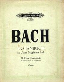 Bach - Notenbuch der Anna Magdalena Bach - Twenty Easy Pieces - Edition Peters 3829