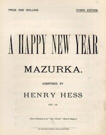 A Happy New Year Mazurka, Opus 14