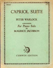 Capriol Suite - Piano Solo - Curwen Edition No. 99087