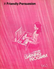 Friendly Persuasion, film title song -  Baldwin Organ Learning Program - No. 38