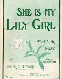 She is My Lily Girl - Song sung by Miss Winnie Lee
