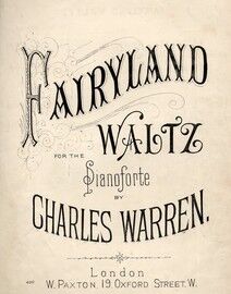 Fairyland Waltz - For Piano