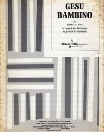 Gesu Bambino - Arranged for Orchestra - Full Score