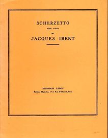 Ibert - Scherzetto pour Piano