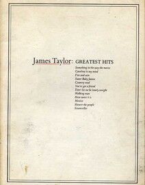 James Taylor - Greatest Hits Album with Photos
