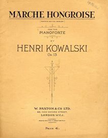 Marche Hongroise for piano