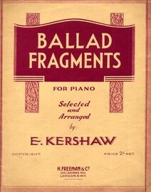 Ballad Fragments for Piano - Piano Solo