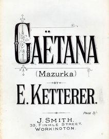 Gaetana - Mazurka for Piano