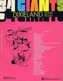 34 Giants Dixieland Song Folio