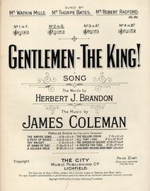Gentlemen - The King - Key G major