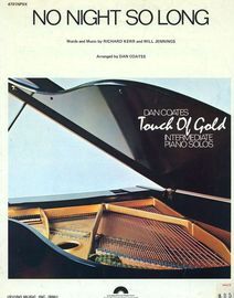 No Night So Long - Dan Coates Intermediate Piano Solo