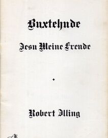 Buxtehude - Jesu Meine Freude - Vocal Score