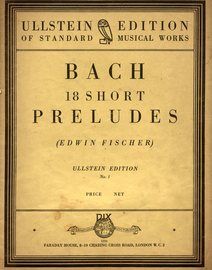 Bach - 18 Short Preludes - Piano Solo