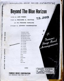 Beyond The Blue Horizon - Dance Band Arrangement