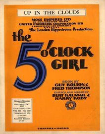 Up in the Clouds - From the London Hippodrome production "5 o'clock girl" - For Piano and Voice with Ukulele chord symbols