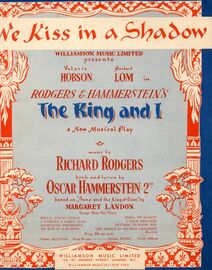 We Kiss In a Shadow - Song from - "The King and I"