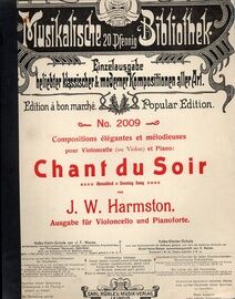 Chant du Soir (Evening Song) - For Cello and Piano - Op. 224