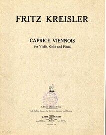 Caprice Viennois - Op. 2 - For Violin, Violincello and Piano - Edition Charles Foley