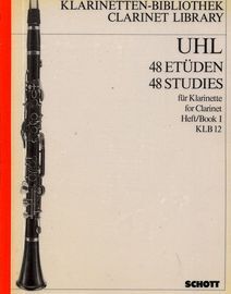 48 Studies for Clarinet - Book I - Clarinet Library