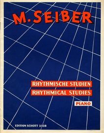 Rhythmical Studies - For Piano - Edition Schott 2328