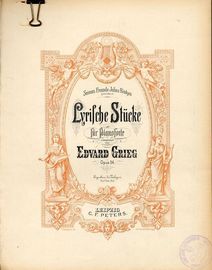 Grieg - Stucke - Lyrical pieces for the piano - Heft 5 - Op. 54 - Edition Peters No. 2651