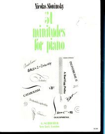 51 Minitudes for Piano - 1972-76 - Piano Solo