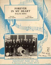 Forever in My Heart - Waltz Song Featuring Al Sanders and His Band - For Piano and Voice
