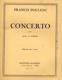 Concerto - Pour Piano et Orchestre - Reduction pour 2 Pianos