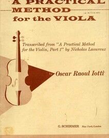 A Practical Method for the Viola - Transcribed from 'A Practical Method for the Violin, Part 1'