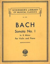 Bach - Sonata No. 1 in B Minor - For Violin and Piano