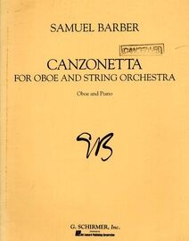 Barber - Canzonetta for Oboe and String Orchestra (Piano)