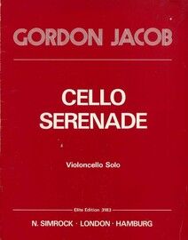 Cello Serenade - Violoncello Solo - Elite Edition No. 3183