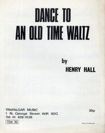 Dance to an Old Time Waltz - For Piano - Dedicated to Albert Marland