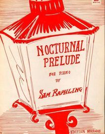 Nocturnal Preude - For Piano Solo