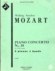 Mozart - Piano Concerto No. 10 in E flat Major (K365) - For 2 Pianos (4 Hands)
