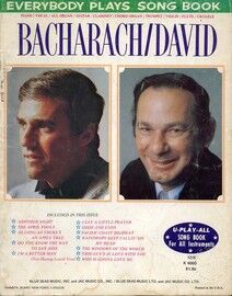 Bacharach / David - Everybody Plays Song Book - For Voice, Piano, Organ, Guitar, Clarinet, Trumpet, Violin, Flute, Ukulele - Featuring Burt Bacharach