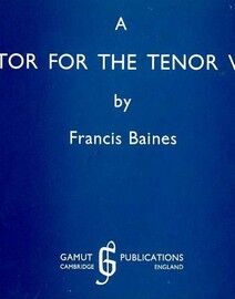 A Tutor for the Tenor Viol