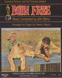 Born Free - Theme from the film "Born Free" - Featuring Virginia McKenna and Bill Travers - Arranged for Organ