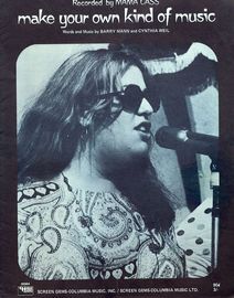 Make your own kind of music - Recorded by Mama Cass - For Piano and Voice with Chord symbols