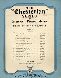 O Dear, what can the matter be - The "Chesterian" Series of Graded Piano Music - Grade VII (Advanced) - Piano Solo