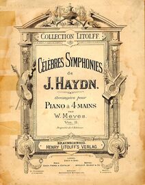 Celebres Symphonies de J. Haydn - Vol II - For Piano 4 Hands