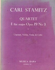 Carl Stamitz - Quartet in E flat Major - Op. 19, No. 3 - For Clarinet, Violin, Viola and Cello
