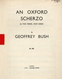 An Oxford Scherzo - For Two Pianos