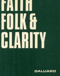 Faith Folk & Clarity, a collection of 62 folk songs