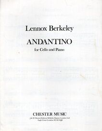 Berkeley - Andantino - For Cello and Piano
