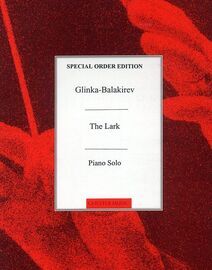Glinka-Balakirev - The Lark (L'alouette) - Piano Solo